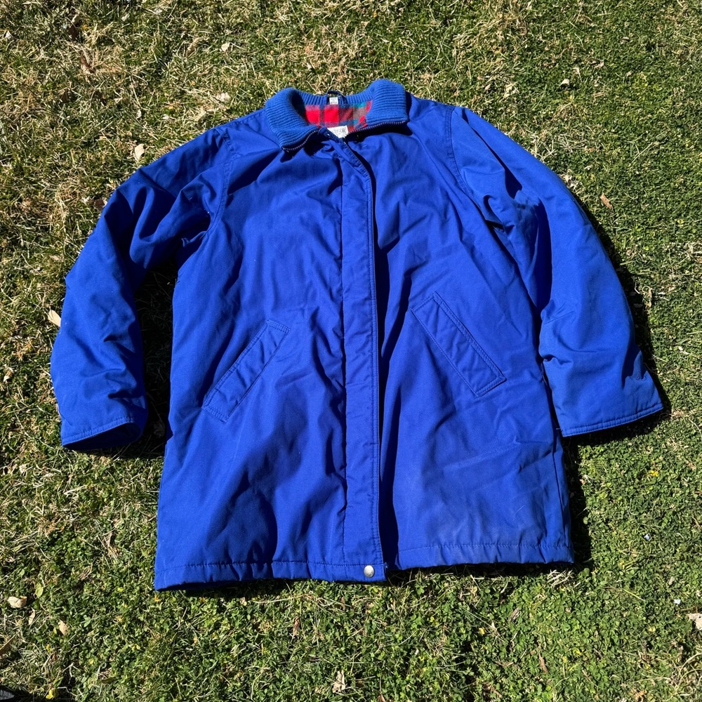 Vintage 90s Windsor Bay Flannel Lined Jacket